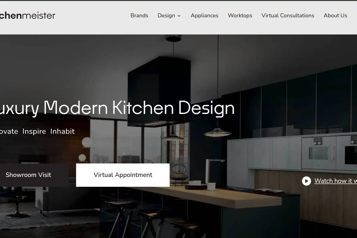 Kuchenmeister website screenshot